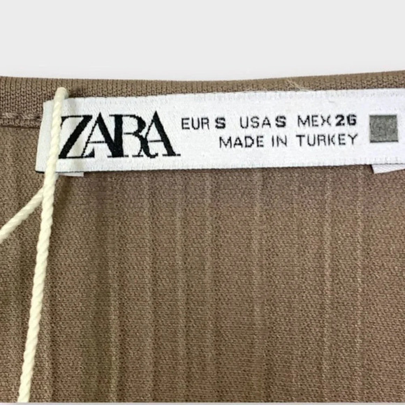 Zara  Pleated Wrap Top - Picture 9 of 11